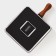 Porcelain dish for serving with a bamboo handle Magistro "Galaxy", 30 × 20.5 × 2.3 cm, black color is black