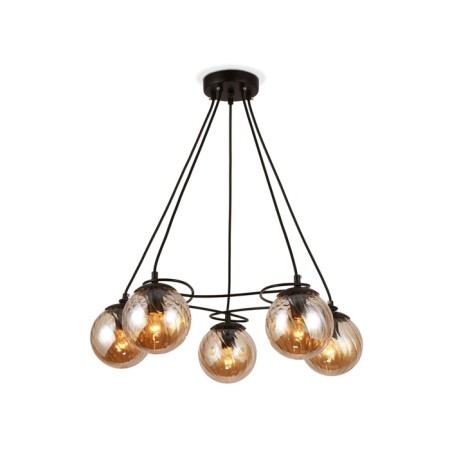 Suspended chandelier Ambrella Light, Traditional, TR9022, 5HE14, Black Color