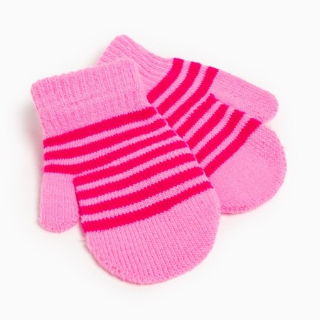 Mittens of nully Minaku children's, col. pink, rr 12-14 (13-14 cm)