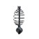 The feeder is twisted with a loop, 65 mm, 31 g