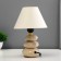Breeze table lamp 1x60W base: e27 color: beige