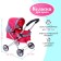 Stroller for dolls, metal frame, universal