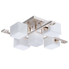 Tetro ceiling chandelier, 5x60W E14, metal 65x65x20 cm