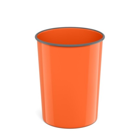Basket for papers and garbage 13.5 liters Erichkrause Caribbean Sunset, cast, orange