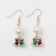New Year! Earrings "New Year" bells, colored in gold