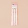 Decorative straps with rhinestones, metal fittings, 4 mm, 45 cm, steam, silver color