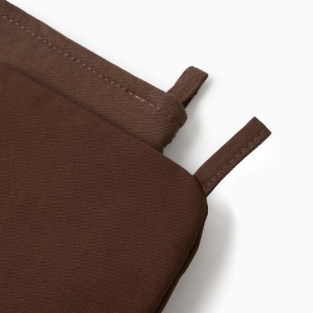 Kitchen kitchen kit, color. Brown, mittens of 18x29 cm, 19x19 cm-3
