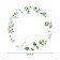 The tablecloth “Plant branches in watercolors”, round, Saten, D = 150 cm