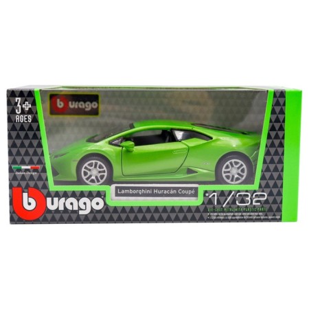 BBURAGO Lamborghini Huracán Coupé, Die-Cast, 1:32, Green color-3