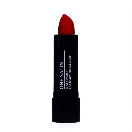 Lipstick Jeanmishel Satin Cream Texture tone 21 ruby-red, 14 g-3