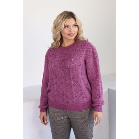 Female jumper, size 52, purple color