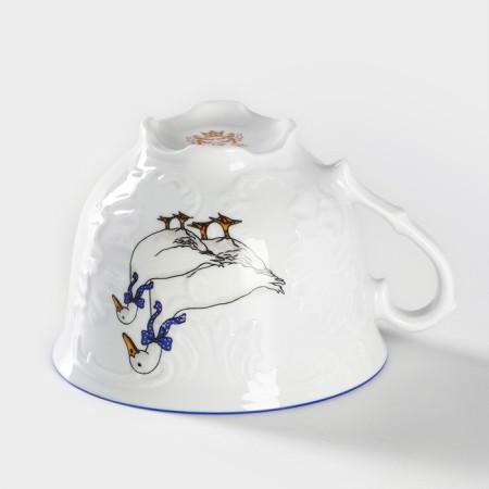 Tea cup "Rococo. Geese ", 330 ml-2