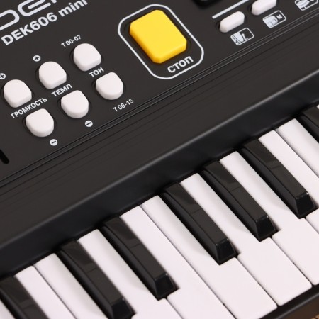 DENN DEK606 mini synthesizer, 16 timbres, polyphony 8 notes, 61 key-2