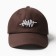 Minaku cap "Heart", brown color, size 56-58