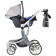 Auto-luggage for a stroller Farfello Aimile KS-2150/A, group 0+ (0-13 kg), Cappuccino color
