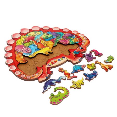 Puzzle-head-headed "dinosaurs"-1