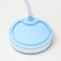 Linei table lamp LED 2W USB AKB Blue 10.5x10.5x37 cm Risalux