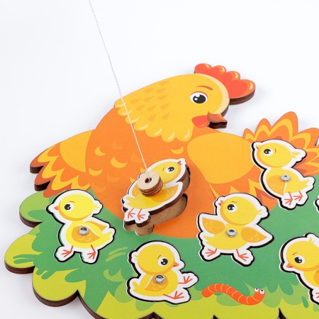 Fishing "Easter: chicken with chickens"-5