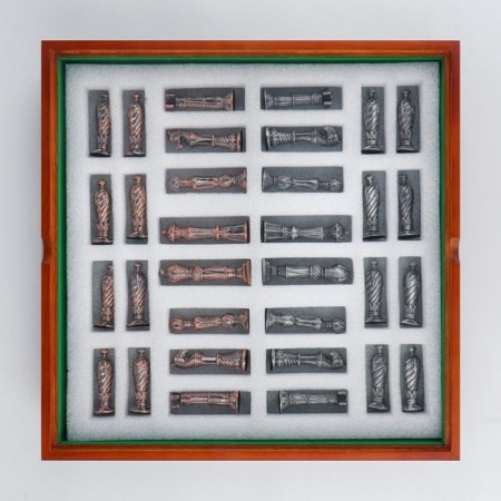 Souvenir chess "Knights" h king-8.5 cm, h Parashka-5.7 cm, 36 x 36 cm-5
