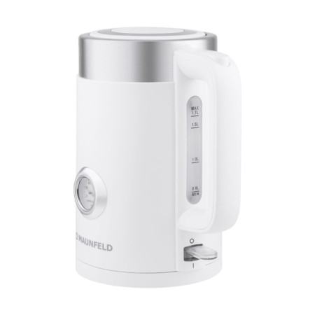 Teapot Maunfeld MFK-6311W, Metal, 1.7 L, 2200 W, White-1