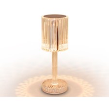 Highway LED lamp with a touch switch and built-in battery Ambrella Light, Desk, De8066, LED, 3 W, 225LUM, 3000-6400K, Color transparent color