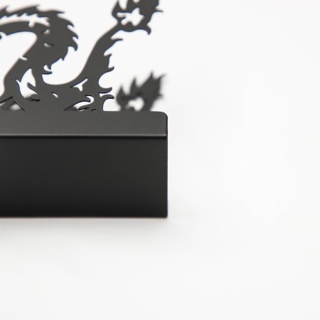 Magistro “Dragon” napkin, 14 × 4 × 9 cm, black color-6