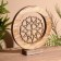Interior souvenir in the wooden ring "Clover" 30x8x33 cm