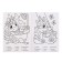 Training coloring according to the numbers and figures of “unicorns”, size - 14.8 × 21 cm, 8 p.