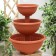 Cascade for flowers "Libya", terracotta color