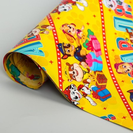 Glossy packaging double -sided, 60x90 cm, puppy patrol-1