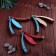 Wooden souvenir "Butterfly knife" painted, color mix