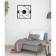 Wall clock, series: loft, "honeycomb", smooth move, 1AA, 58 x 58 cm