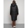 Coat insulated winter female, size 48, black color