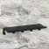 Shelf with hooks "Loft Art", 35 × 10 × 6.5 cm, black color