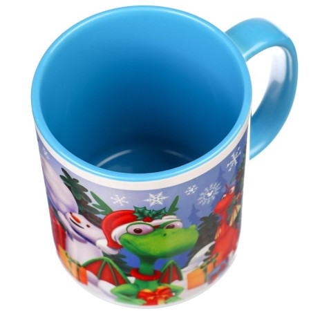 New Year mug 350 ml, Mickey Mouse and Dragon-4
