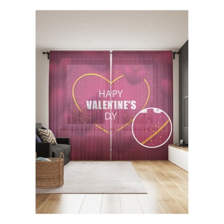 Photo "Happy Valentine’s Day", size 145x265 cm, 2 pcs