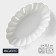 Porcelain dish Magistro "Chamomile", D = 32.5 cm, white color