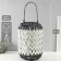 Climber Plastic for 1 candle "zigzag" black and white 14x26x40 cm