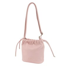 Female bag, artificial leather, pink 20x10x20 cm
