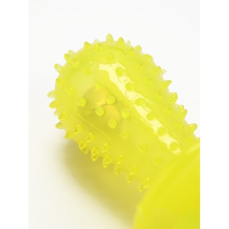 Chewing toy "nipple" Transparent, pp, 9.5 cm, yellow-2