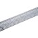 Bar for the cornice "lace", height 7 cm, length 25 m, silver color, white
