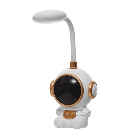 Nightlight "Comonaut" LED 3W USB battery is a white-gold 8x7x20 cm-9