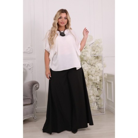 Female blouse, size 50, white color-4