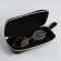 Lightning glass case, black color