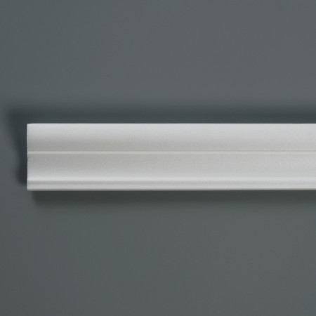 Ceiling skirting board 05015E, white 43x26x2000 mm-1