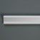 Ceiling skirting board 05015E, white 43x26x2000 mm
