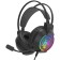 Headphones XTRIKE ME GH-416, game, full-size, backlight, MIC, USB, 2 m, black