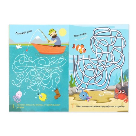 A set of reusable books with the marker “Write and Style. Labyrinths and confusion ”, 2 pcs. 12 p.-3