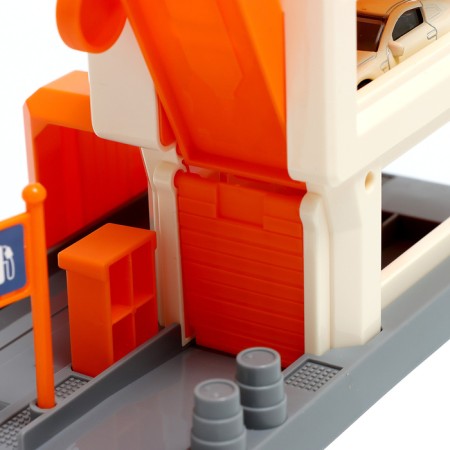 Parking "Building Station", color orange-9