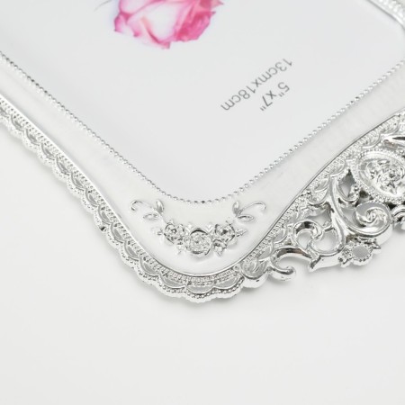 Photo frame 13x18 cm "Oval with roses" Pearl 24x17x1 cm-3